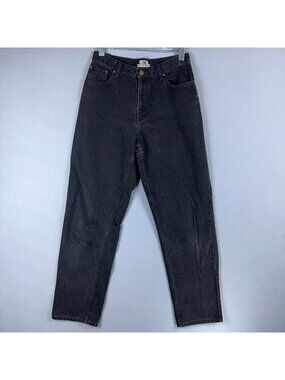 L.L.Bean Jeans Original Fit Relaxed Fit Womens Size 8 MT Black Cotton
